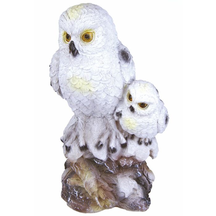 Фигура садовая Сова 2 полярные полистоун 