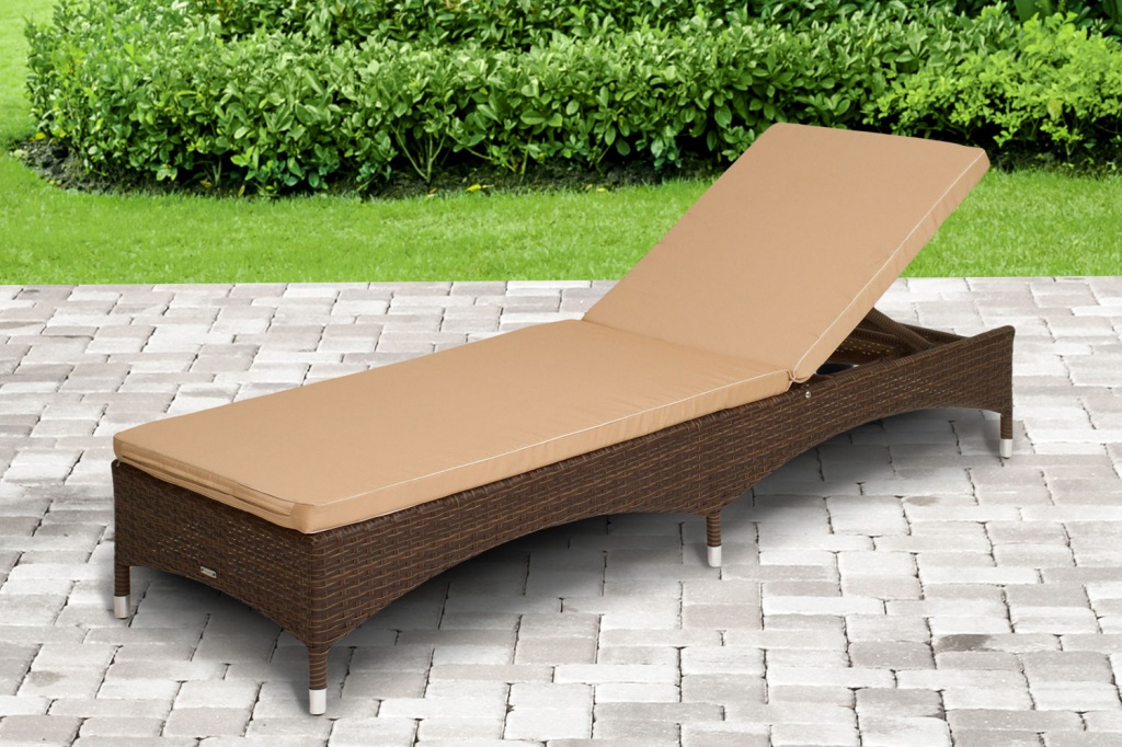 Лежак МАЛЬТА (коричневый) 