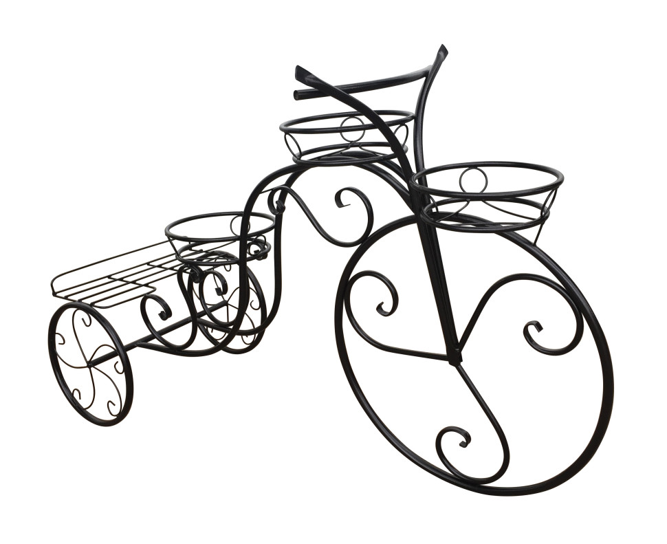 Подставка садовая для цветов "Велосипед Чопер"