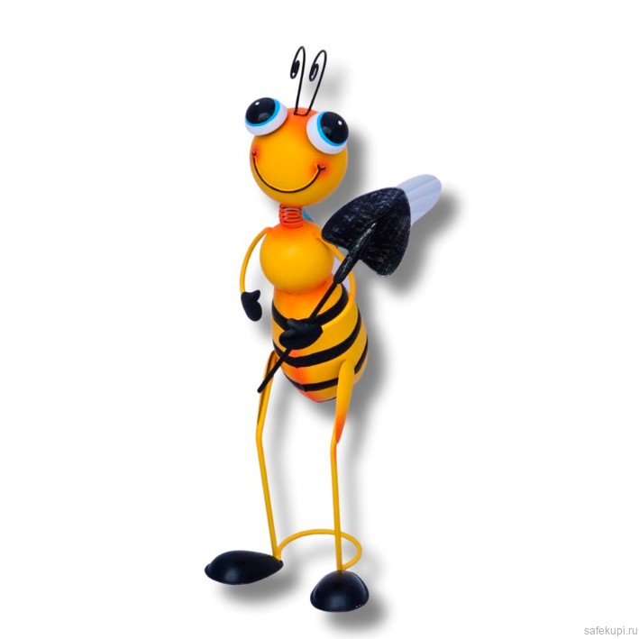 декор для  сада пчела с лопатой 600*220*270 ПКО