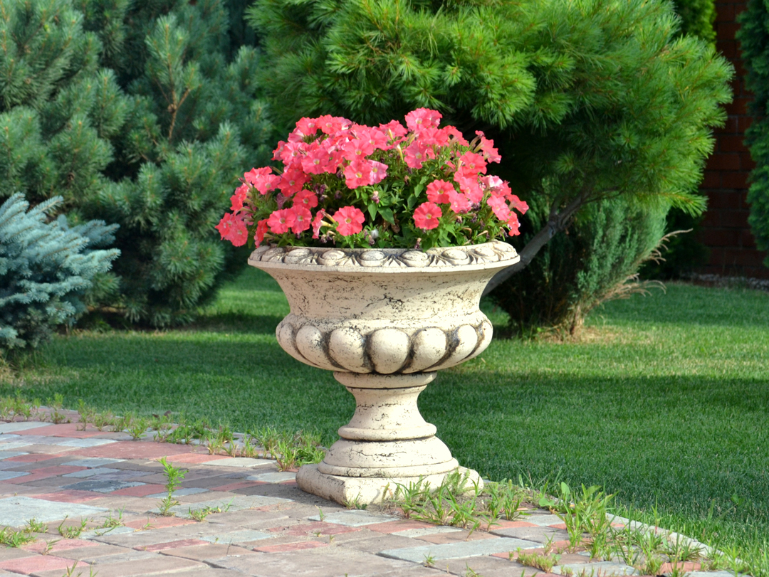 Шамот Вазон широкий уличный (диаметр 30 №3.1) 