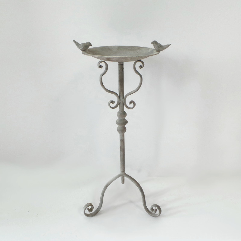 Кормушка для птиц на треноге "Белая патина" FY-160070-MD (Правос)