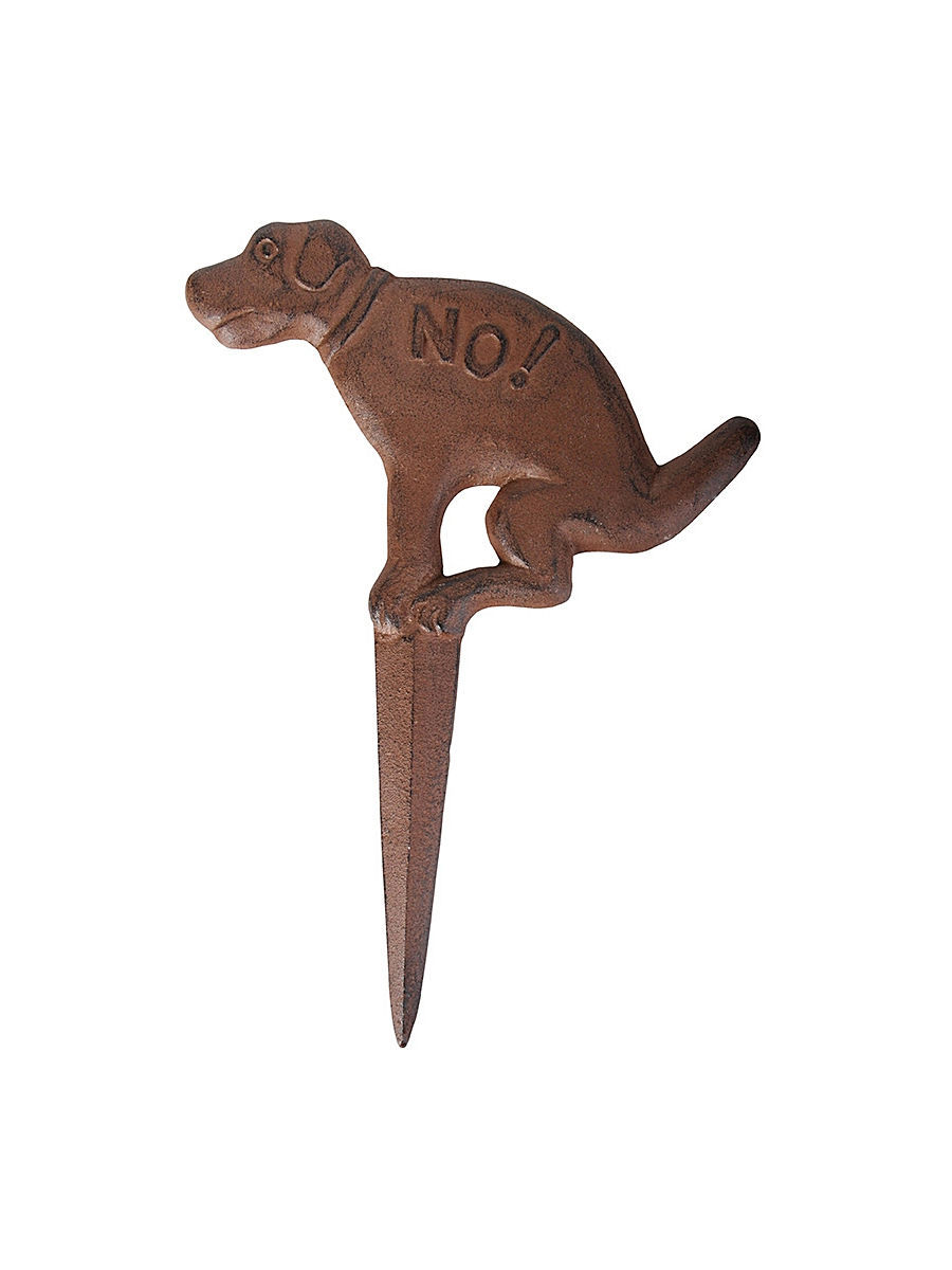 Значок собаки антик коричневый HB 13