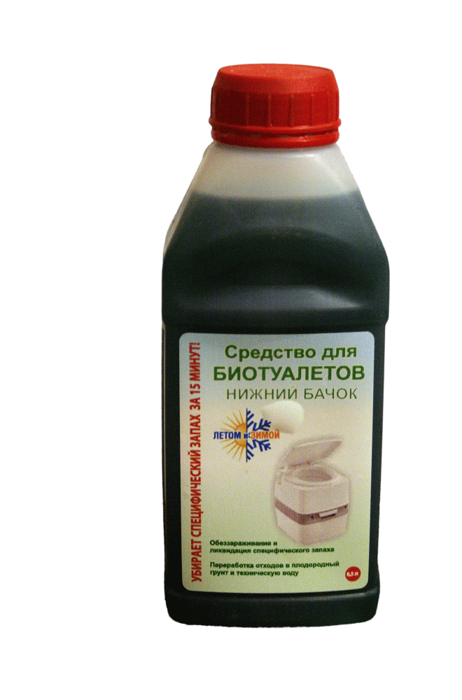 Средство для биотуалетов для нижнего бачка Летом и Зимой 0,5л