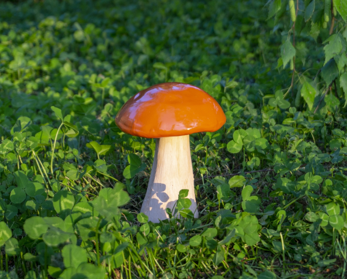 Шамот Подосиновик гриб фигура для сада 