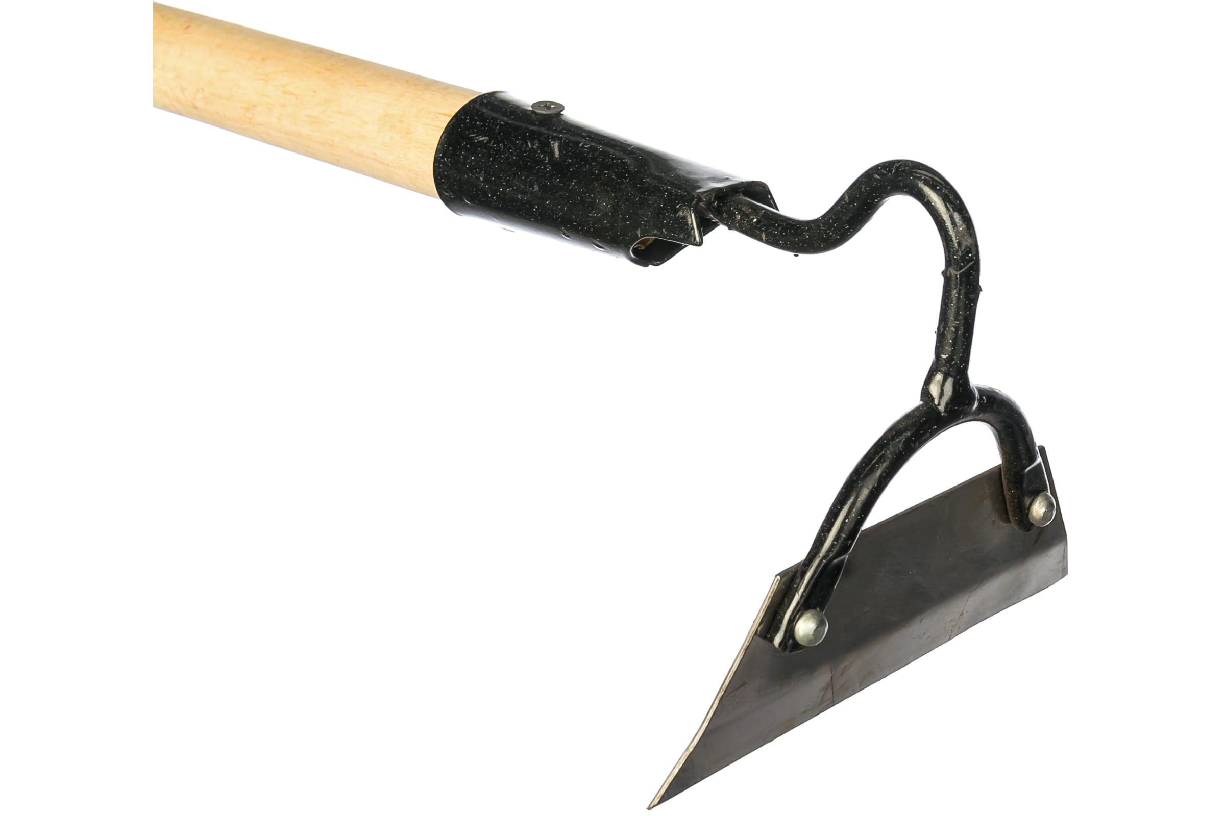 Тяпка с дер черенком 15см нерж сталь 1046 -Ч 