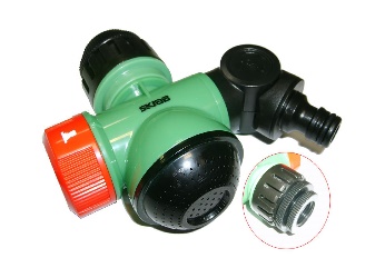 Адаптер-разветвитель д/крана резьб.многофункциональный 28266