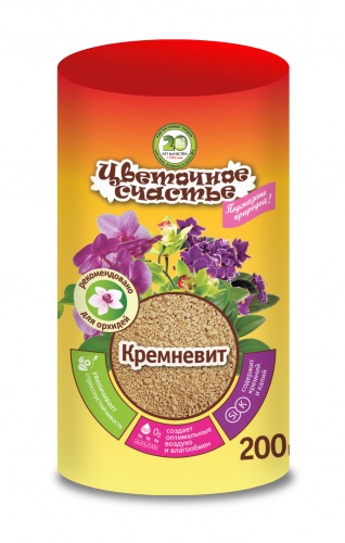 Удобрение цветочное Кремневит Цветочное счастье 200г