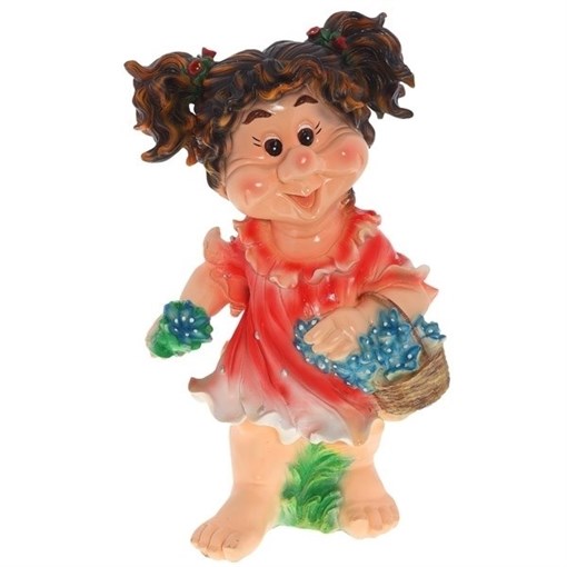 Фигура садовая Девочка с хвостиками Н-58 см 