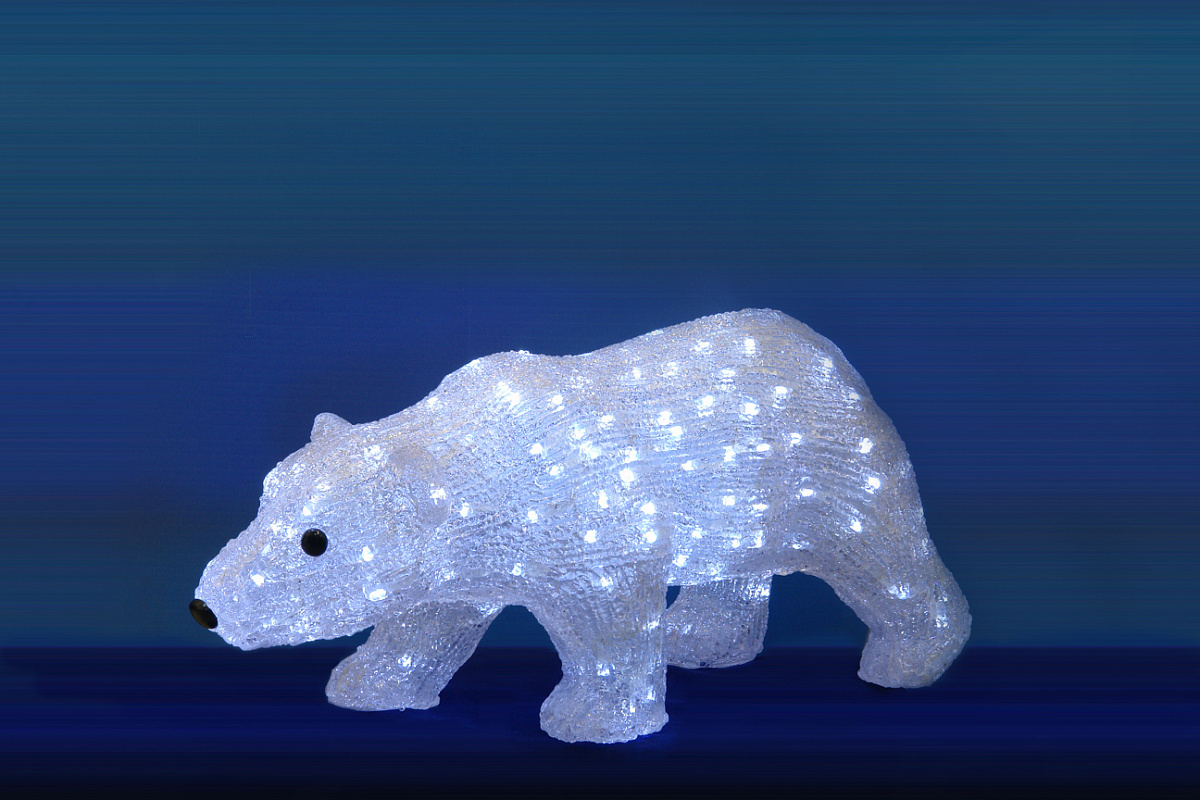 Фигура световая садовая акриловая "Медведь"