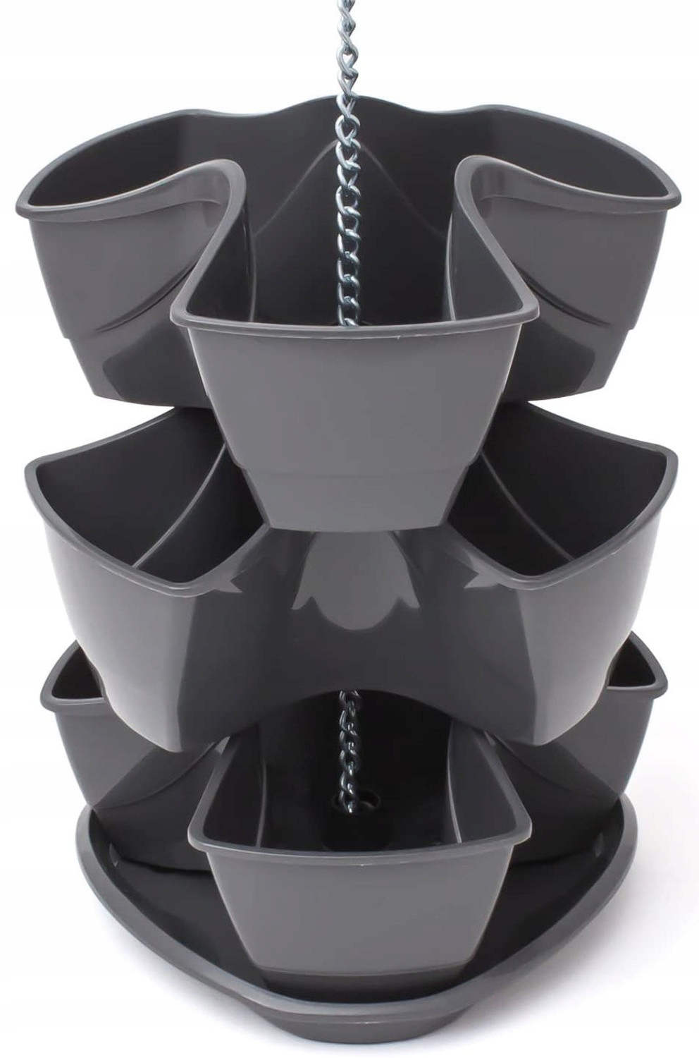 Кашпо каскад подвесной 3-х ярус на 9 растений