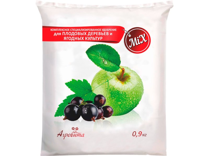 Удобрение Агровита минеральное сухое для плодовых и ягодных культур 0,9кг
