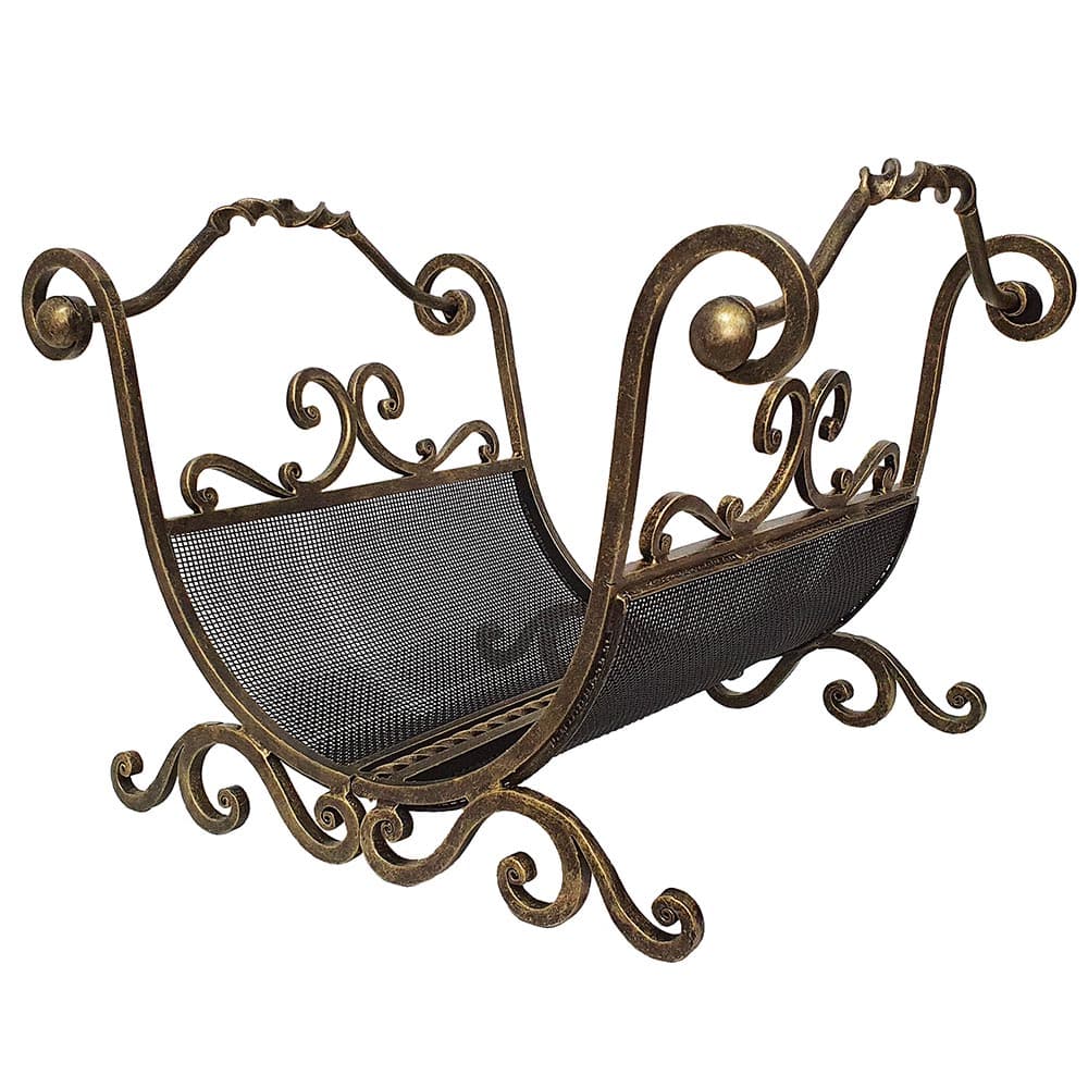 Дровница кованая Н-680  L=830 основание 400*500