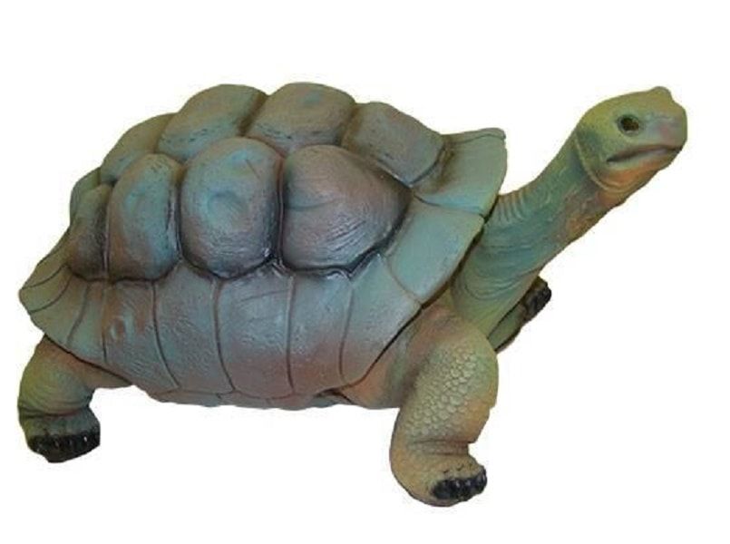 Фигура садовая Черепаха большая зеленая 