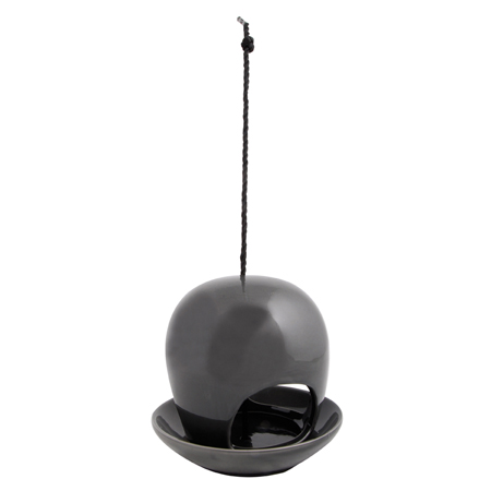 Кормушка для птиц из керамики черная FB 191 Z