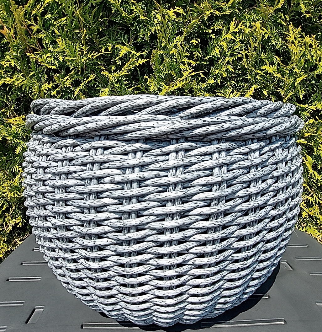 Кашпо 12л 12-СВ.ГР (Ротанг Л) 