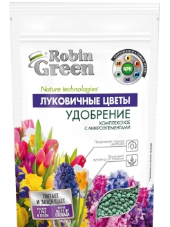 Удобрение цветочное сухое Робин Грин Луковичные цветы 1кг