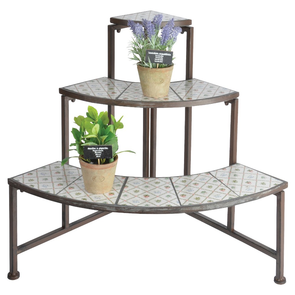 Этажерка 3-х ярусная керамическая АС 98