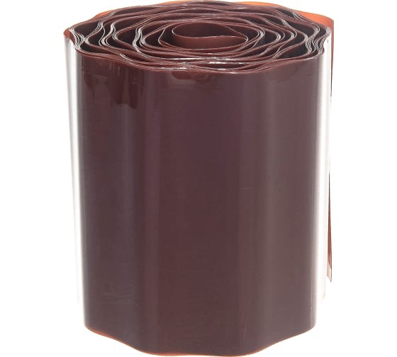 Бордюрная лента садовая коричневая 28,5см*15м