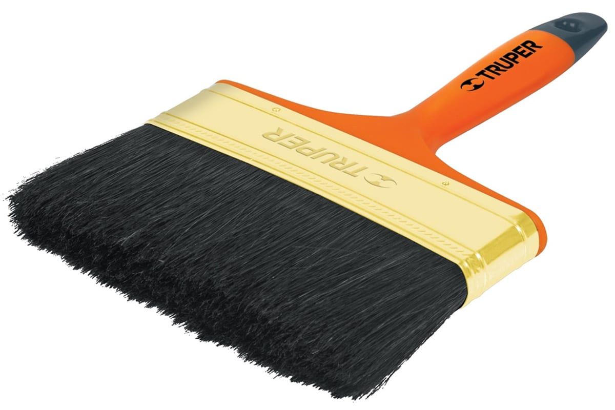 Кисть малярная с пластиковой ручкой щетина из конского волоса 14482