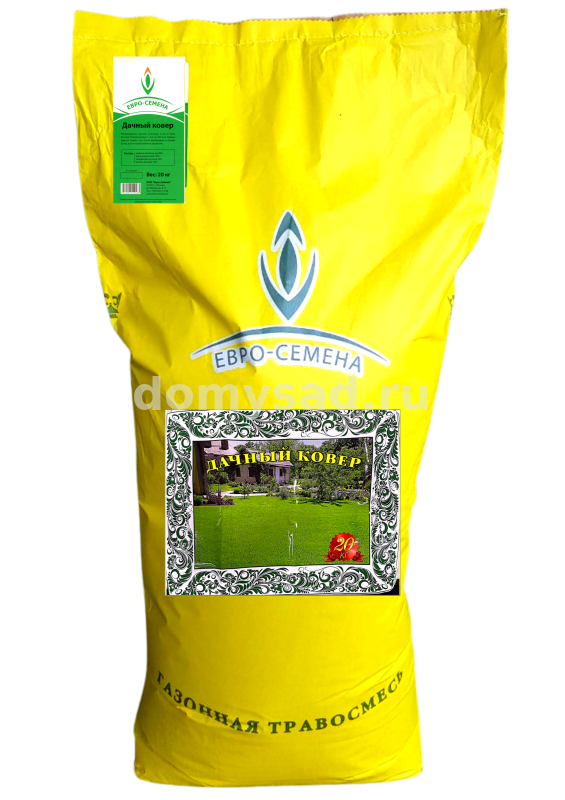 Травосмесь газонная Дачный ковер ЕС 20кг