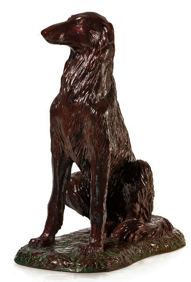 Фигура садовая Борзая сидит US07695 (Айронкр)