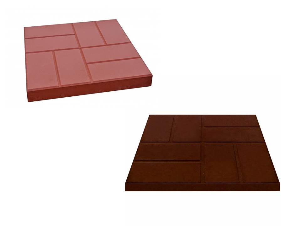 Плитка полимерпесчаная Калифорния -4 шт 1 кв.м 330*330 толщина 20мм КОР