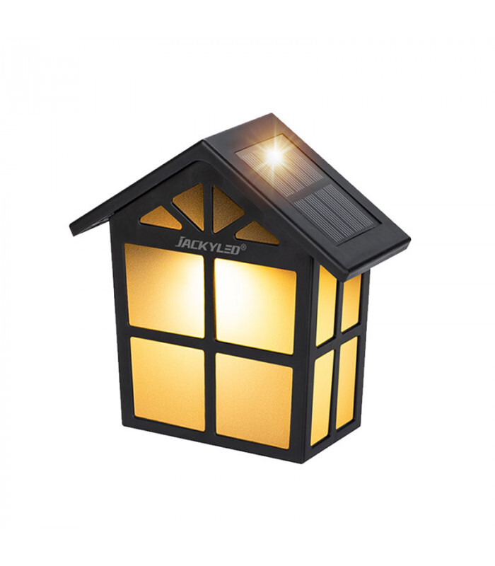 Светильник садовый деревянный "Теремок"