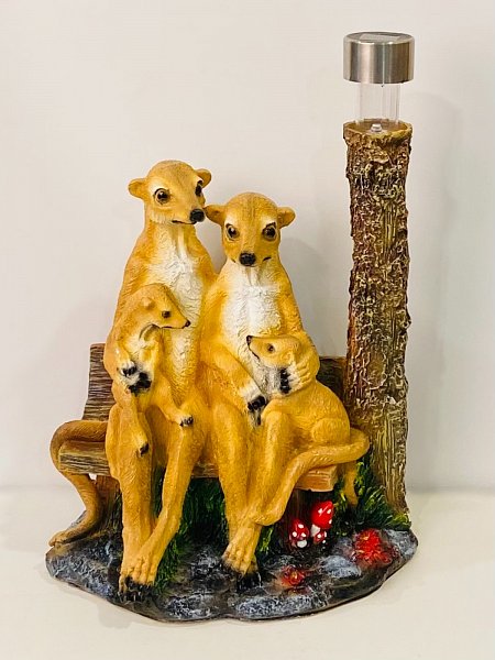 Фигура садовая Сурикаты (четверка) АФ0141