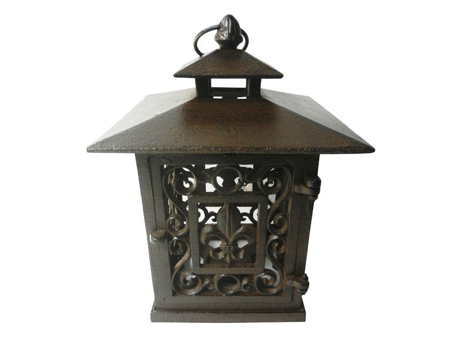 Фонарь декор для свечи Флер Де Лис