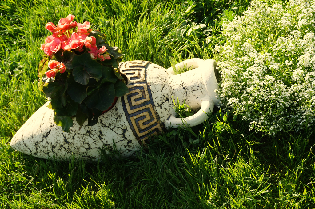 Шамот Амфора острая Меандр 