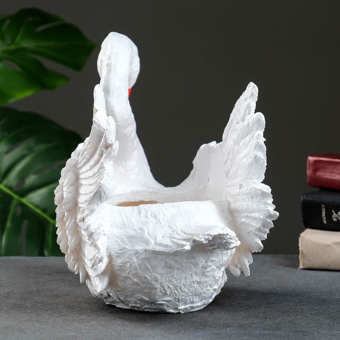 Кашпо Лебедь большой Н-20см