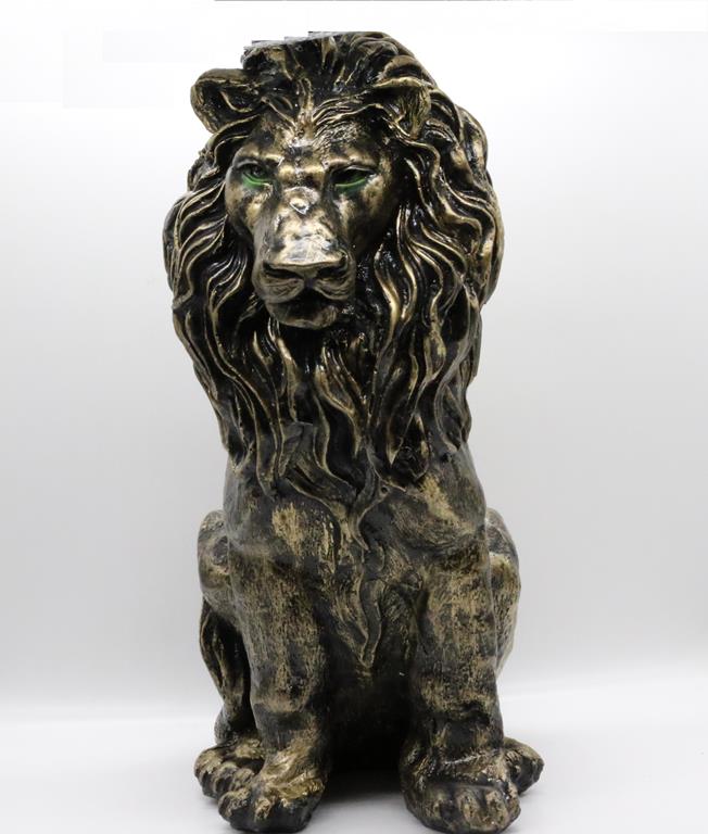 Фигура садовая Лев сидячий