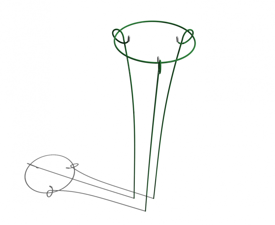 Опора для растений круглая д-15см выс.14,5см