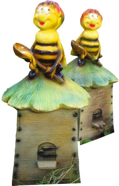 Фигура садовая Пчела на улье F07127 (Айронкр)