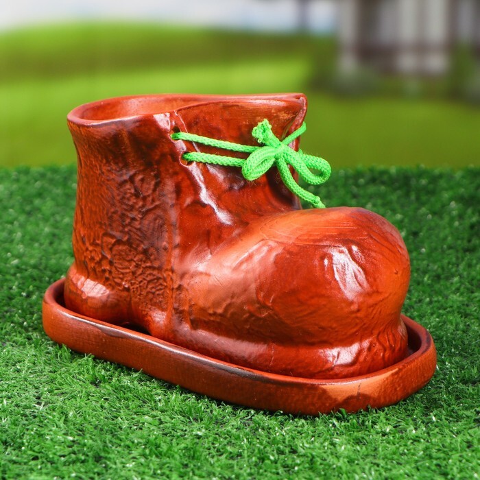 Кашпо Башмачок F04033 (Айронкр)