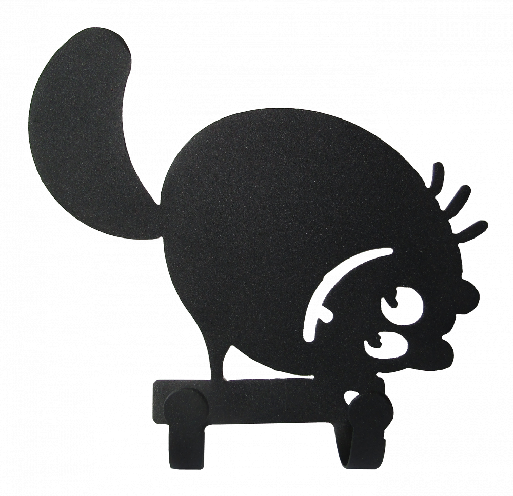 Крючок настенный №5 Кот-везунчик