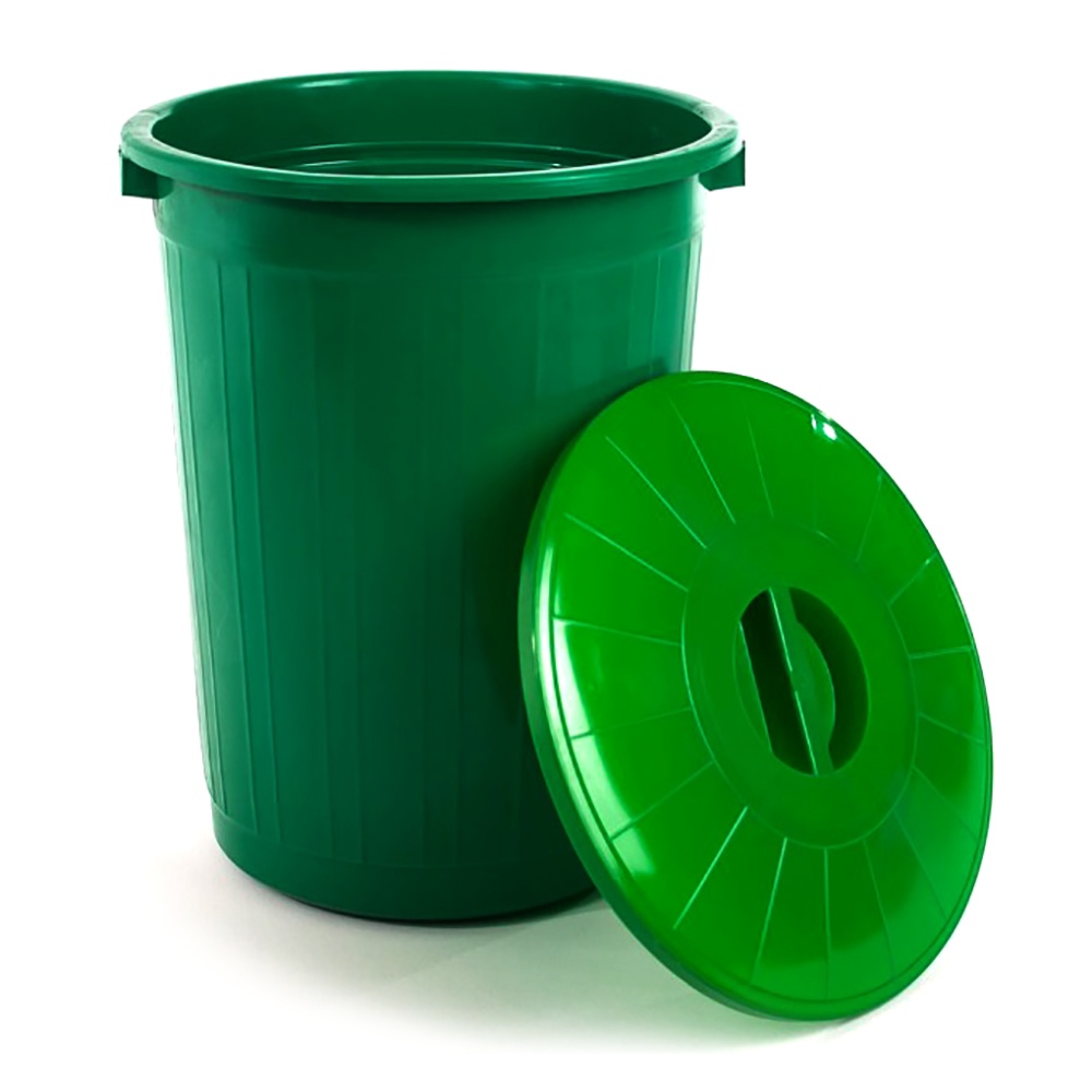 Бак круглый с крышкой 80л 