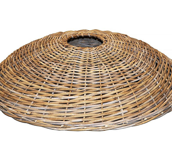 Плетёная корзина ВИЛЛАЖ ПРЕСТИЖ для декорирования основания елки, натуральное дерево, 87х21 см, Nati