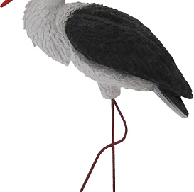 Фигура садовая Аист маленький h38 см Р201010-S