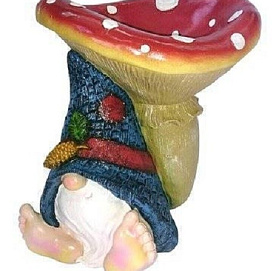 Фигура садовая Лесовичок под грибом  Р2471510