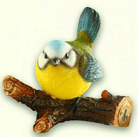 Фигура садовая Декор для сада синица на ветке