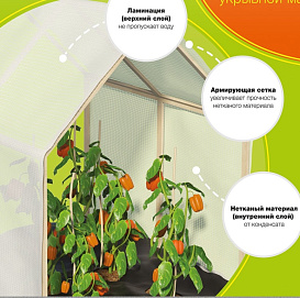 Укрывной материал Агротекс Тройная защита Белый водонепроницаемый армир. с защитой от конденсата