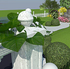 Светлана Мусина – проект «Чаепитие Алисы» – садовый центр «Южный» Сад проект Алиса