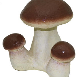 Фигура садовая Гриб белый тройной H-22
