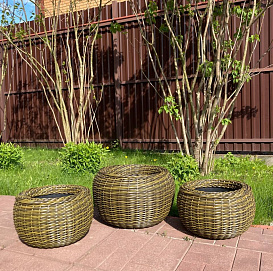 Кашпо 20л 20-ОЛ./ Х  (Ротанг Л) 