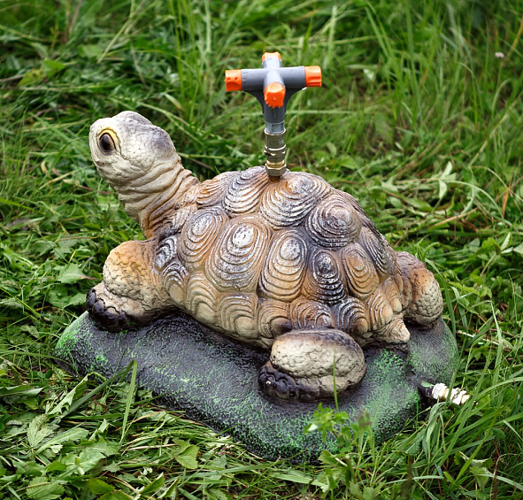 Фигура садовая Поливалка Черепаха Тортилла F07749 (Айронкр)