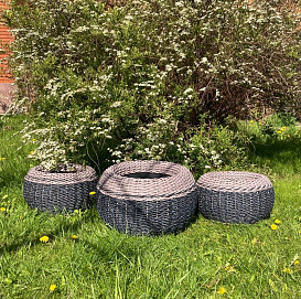 Кашпо 20л 20-ЛТ.Ш/АКВ (Ротанг Л) 