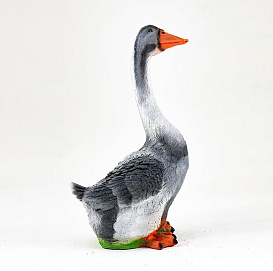 Фигура садовая Гусь с длинной шеей 