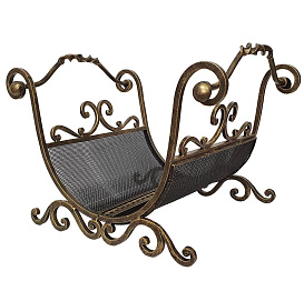 Дровница кованая Н-680  L=830 основание 400*500